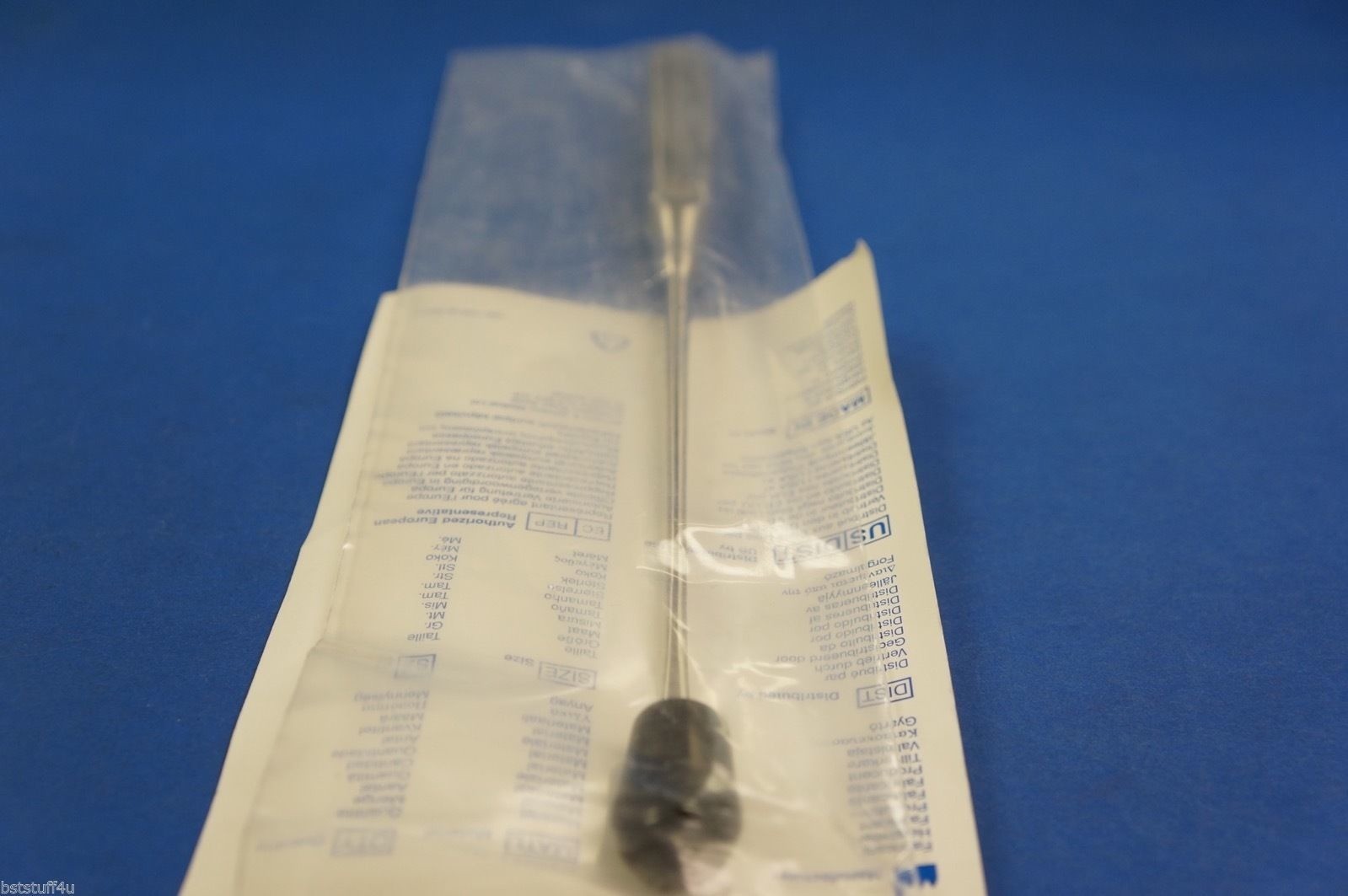 Codman 23-5504 Uterine Curette Blunt Malleable Shaft No 5