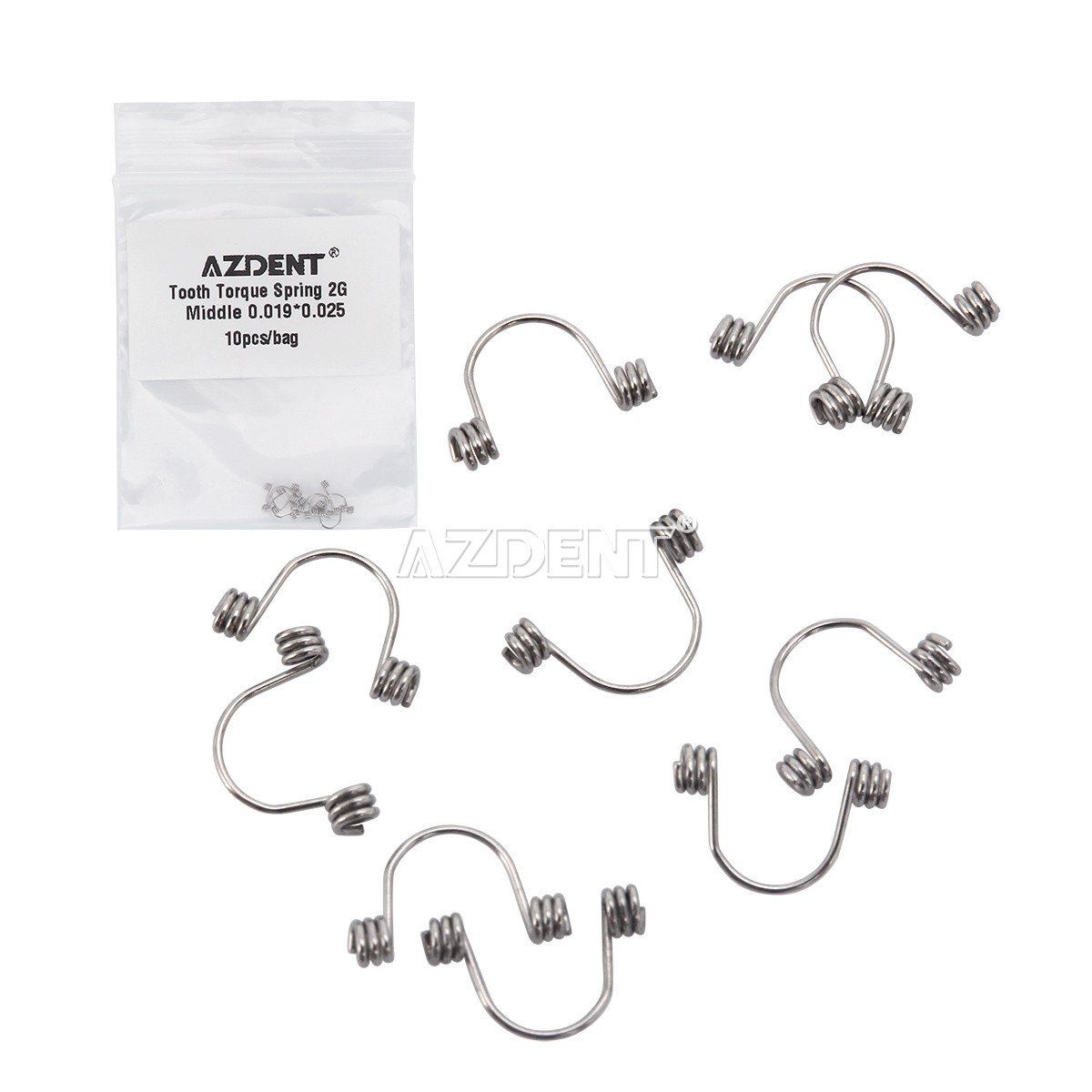 12 Size Dental Orthodontic Anterior Teeth Torque Rectangular Springs 10Pcs/Pack