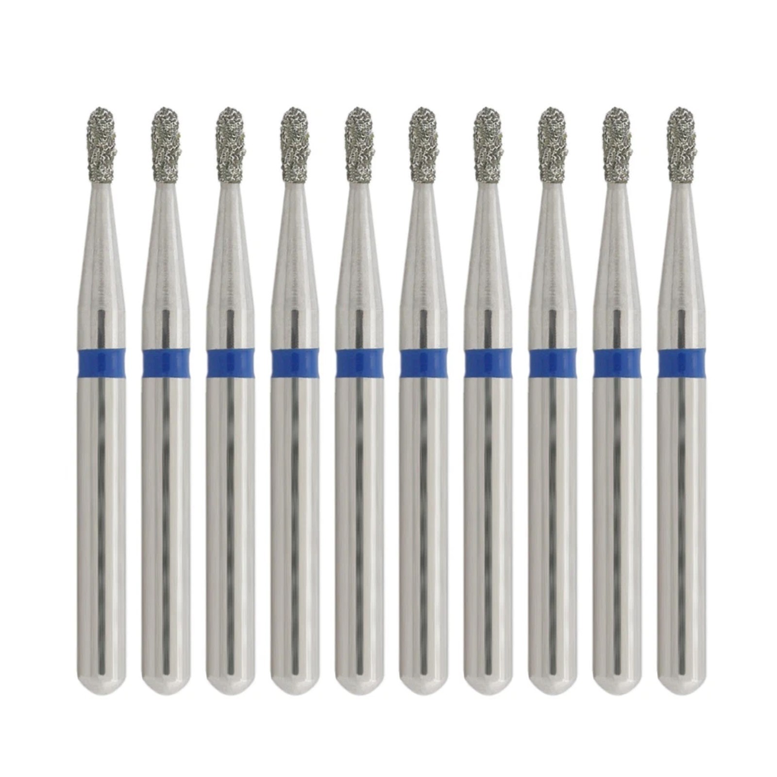 Dental Diamond Burs FG Pear Barrel Friction Grip Medium Coarse High Speed 330