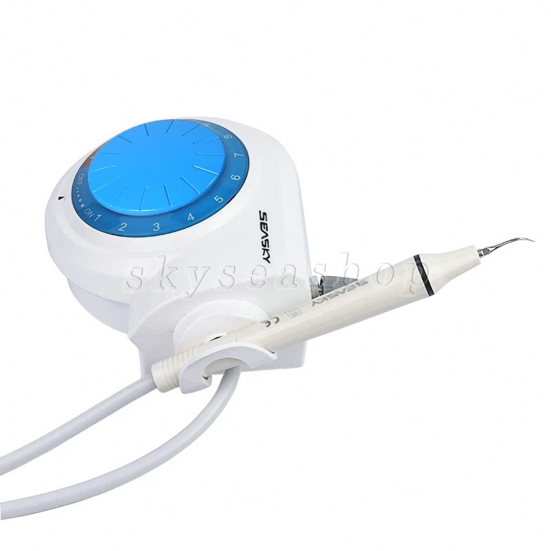 Dental Ultrasonic Piezo Scaler Handpiece 5*Scaling Tips fit Cavitron EMS FDA E2+