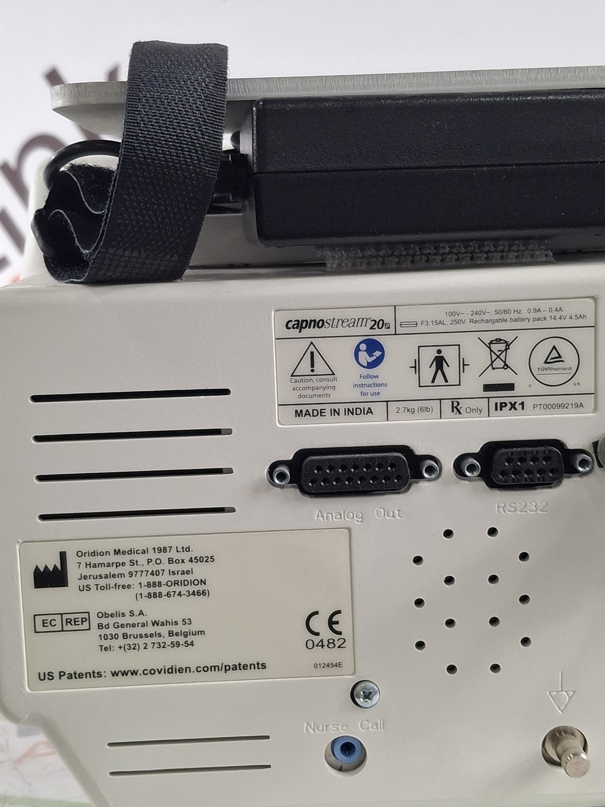 Oridion Capnostream 20P Capnography Monitor