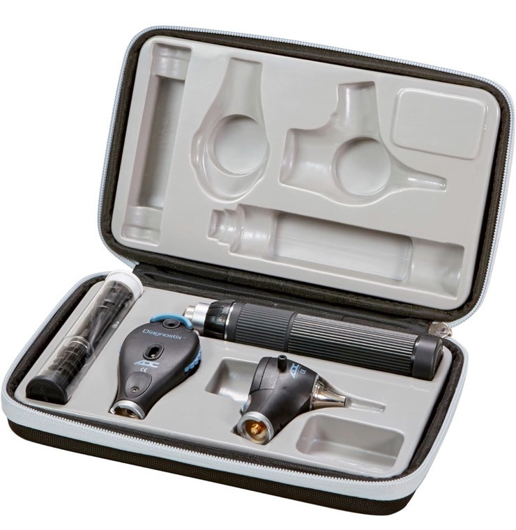 ADC Diagnostix 5410X 3.5V Portable Otoscope/Ophthalmoscope Diagnostic Set Plugin