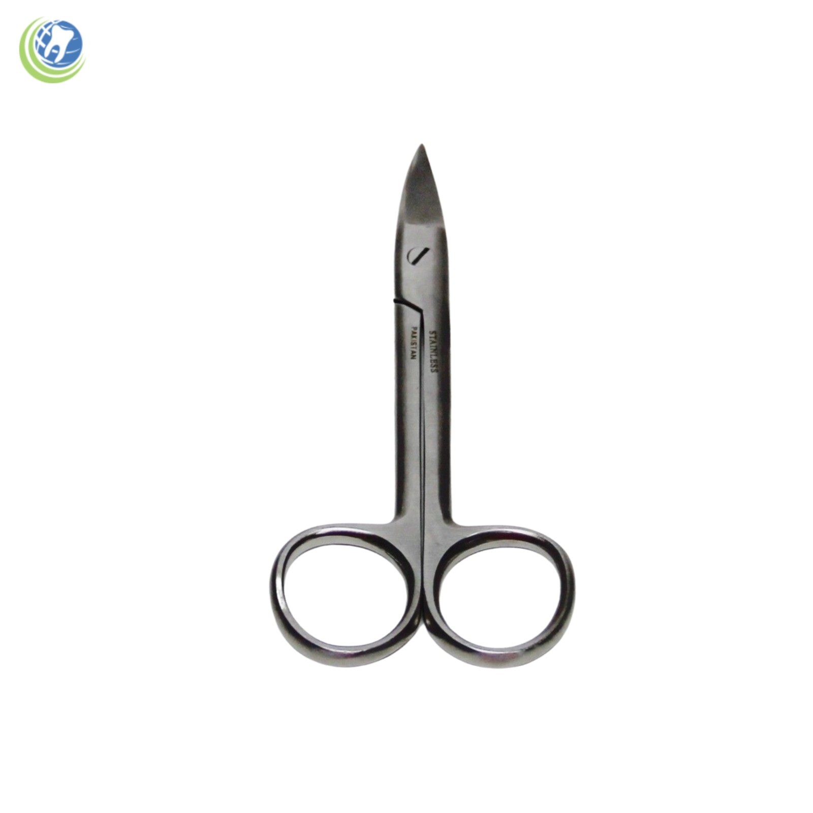 DENTAL LAB MEDICAL INSTRUMENT SCISSOR CROWN/BRIDGE CURVE STAINLESS STEEL