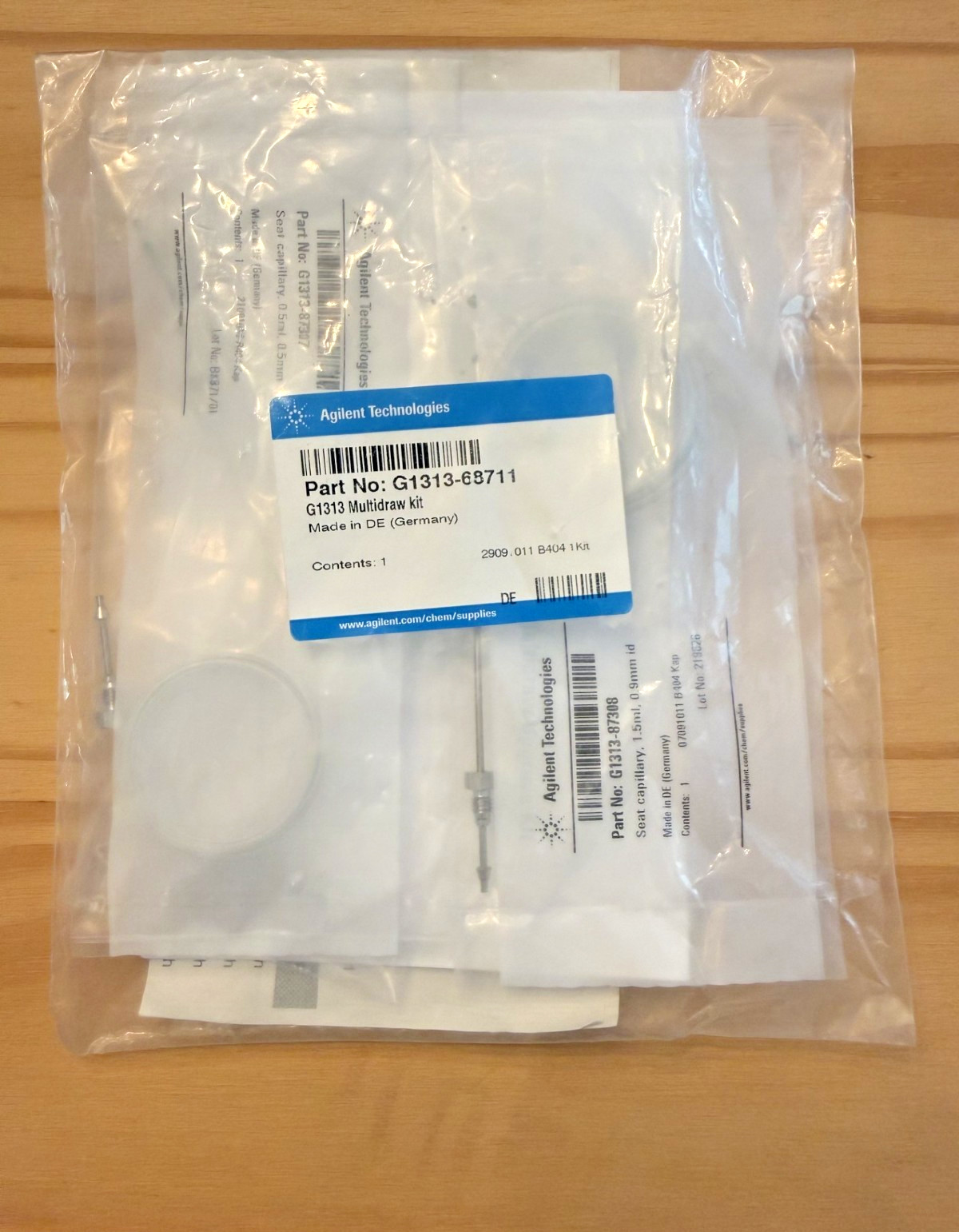 AGILENT PN G1313-68711. G1313 Multidraw kit. NEW.