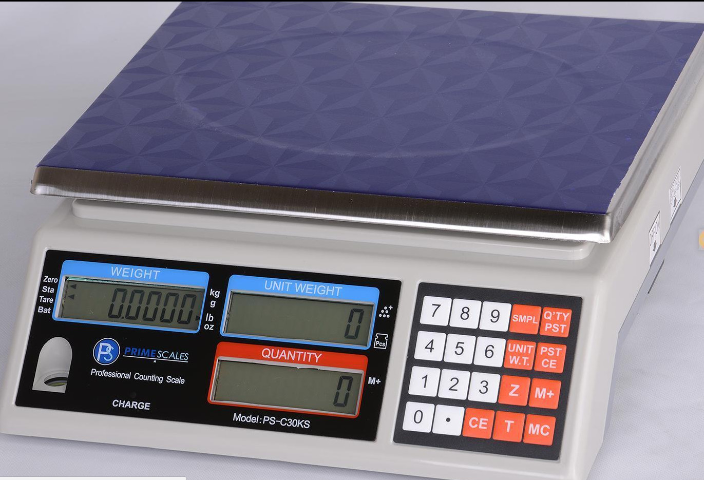 Counting Scale 66 lb X 0.001 lb/ 30 kg x 0.5 g, Pan 11″x8.5″, Brand New