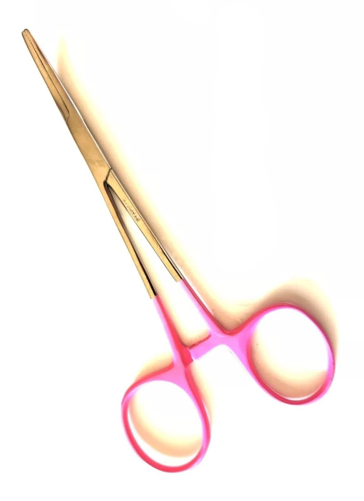 3 Kelly Hemostat Locking Forceps Curved 5.5″ Surgical Instrument Stainless Steel