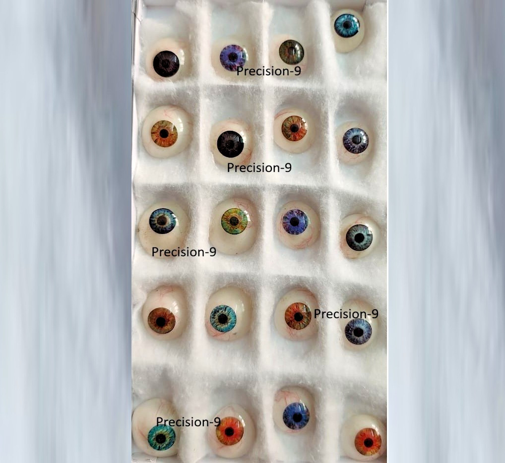Superior Quality Acrylic Eye Prosthesis Custom Fit Artificial Eye Mix Color 20PC