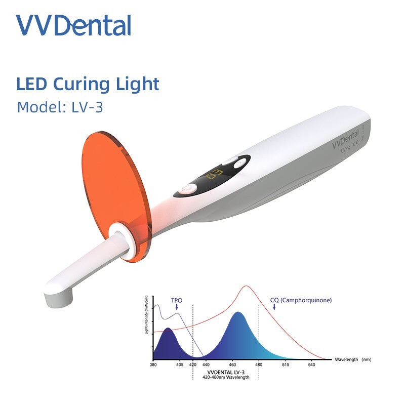 Dental LED Curing Light Wireless Cordless Cure Lamp 1S Resin Cure Light Resina