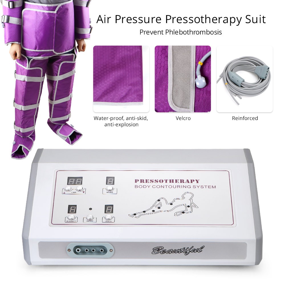 USED Air Pressure Pressotherapy Suit Body Relaxation Lymphatic Drainage Massager