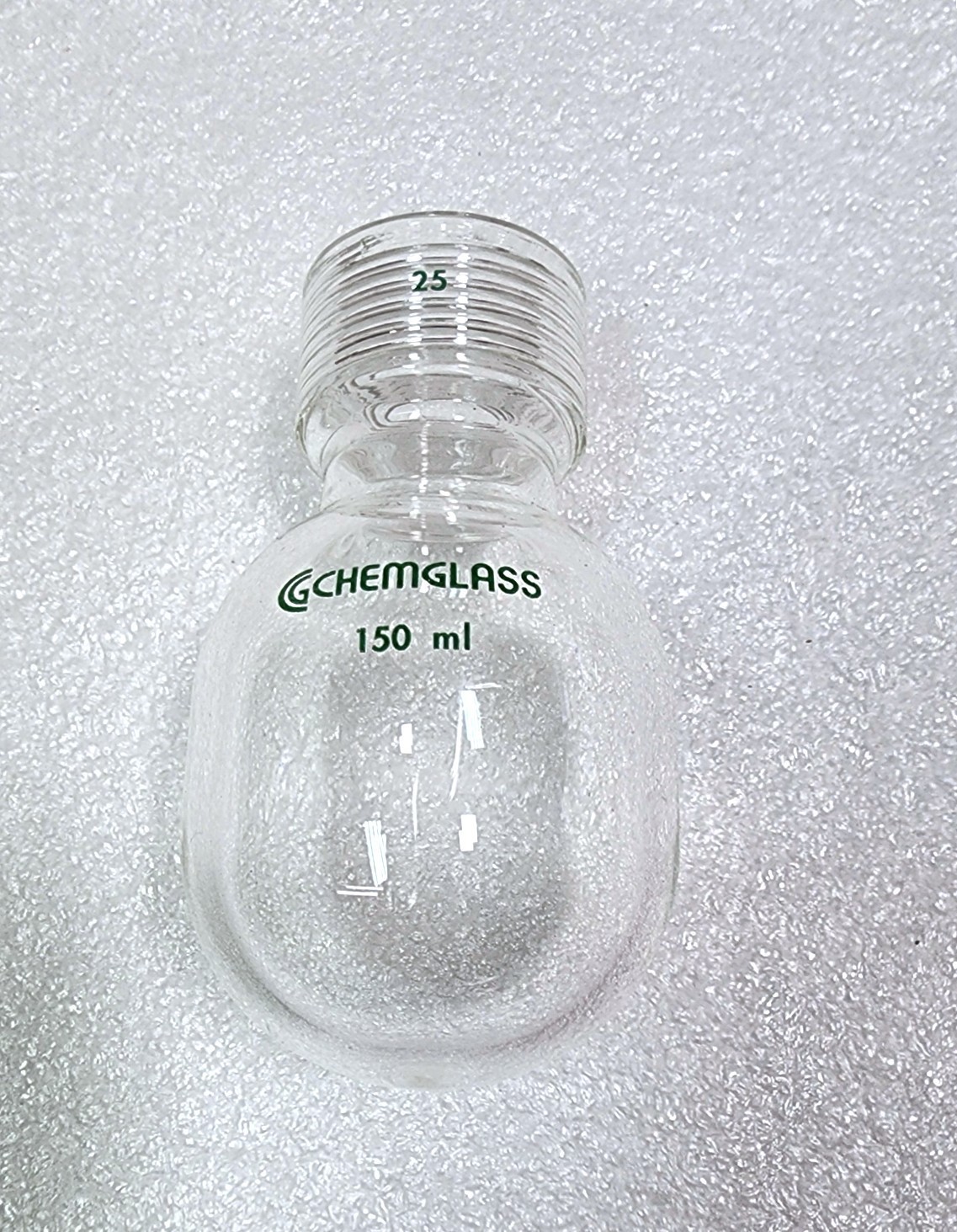 ChemGlass CG-1880-44 Pressure Vessel, 150mL Round Bottom, # 25 , Vessel Only