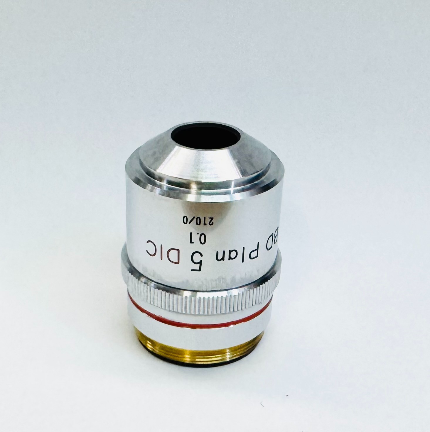 Nikon BD Plan 5X/0.1 DIC Microscope Objective Lens 210mm