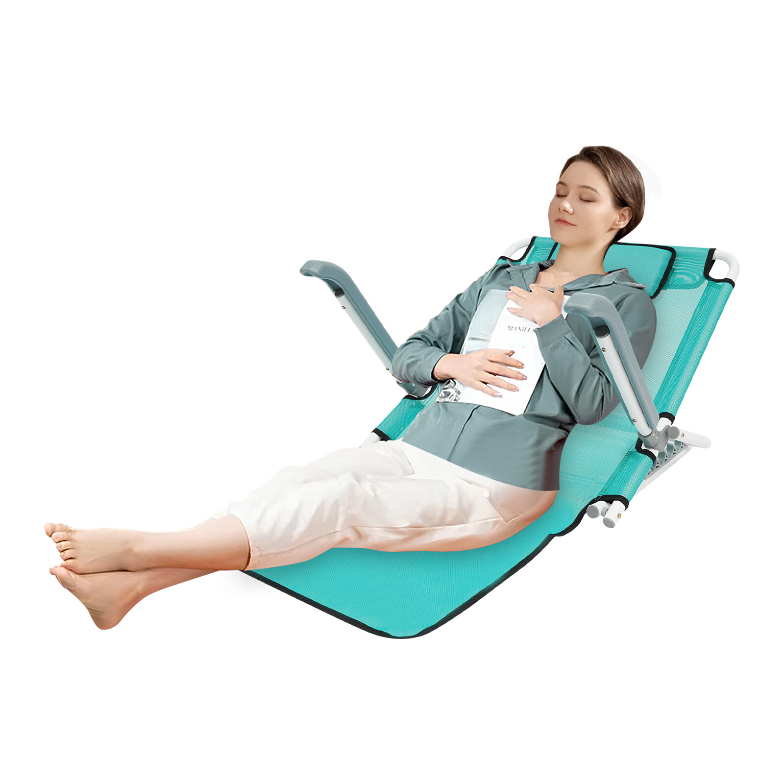 Adjustable Bed Backrest Portable Folding Backrest Lifting Bed Backrest US
