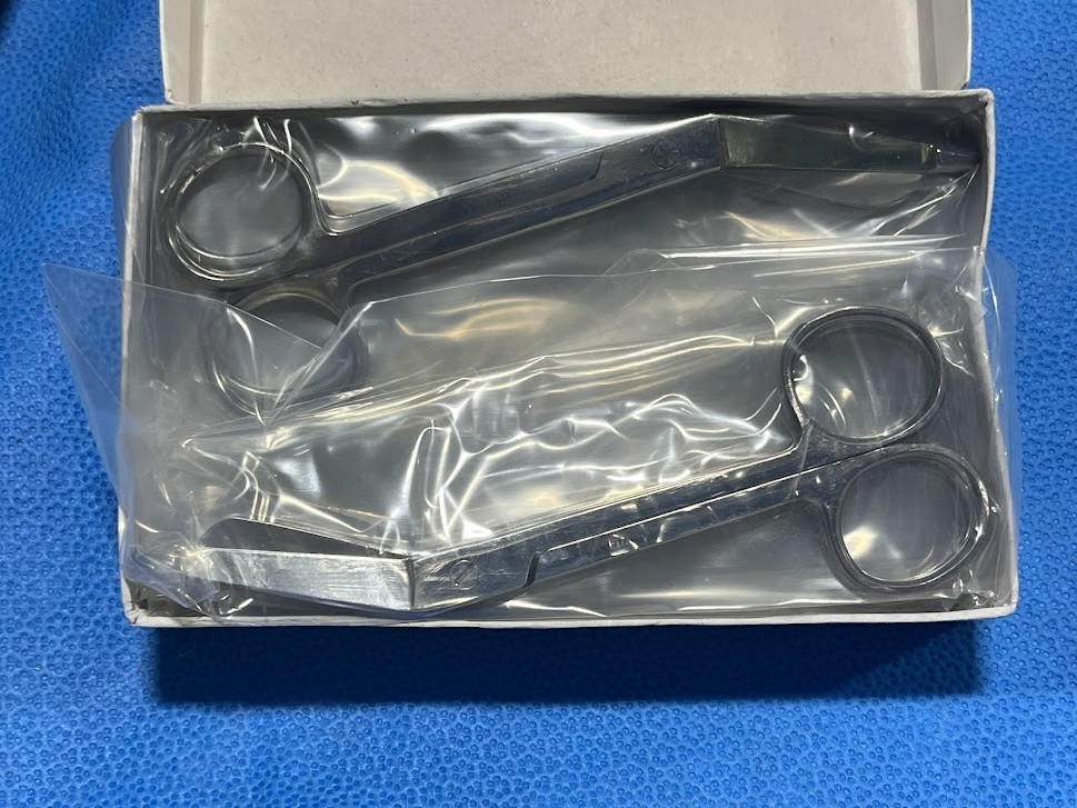 Lister Bandage Scissors 5.5″ Medical Stainless Steel Medline MDS10478; Lot/6