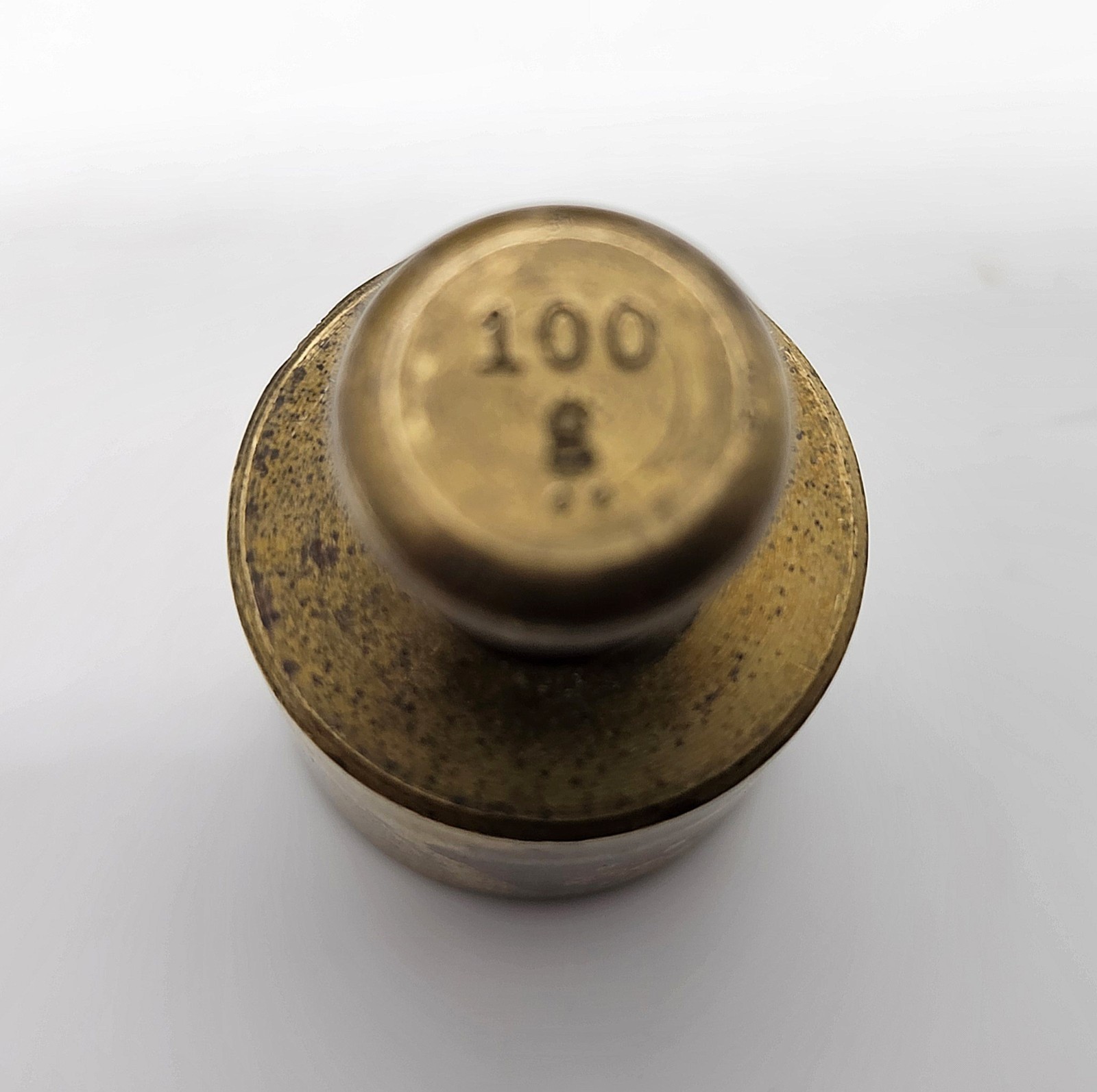 5 Screw Top Knobs BRASS SCALE WEIGHTS, Calibration Apothecary 1000 500 200 Grams
