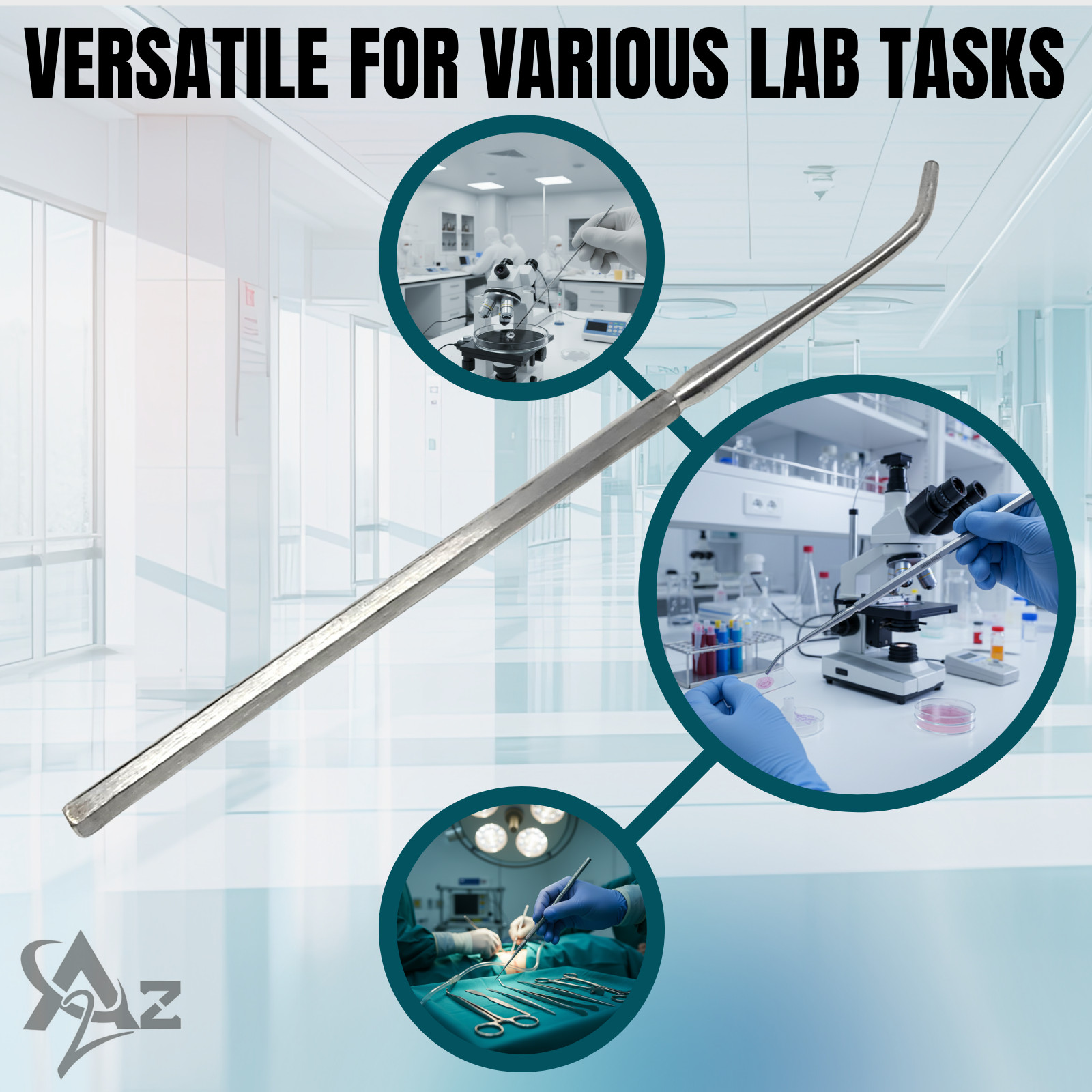 1Pcs Seeker Mall Probe Angular Dissecting Surgical Lab Instrument German Grade