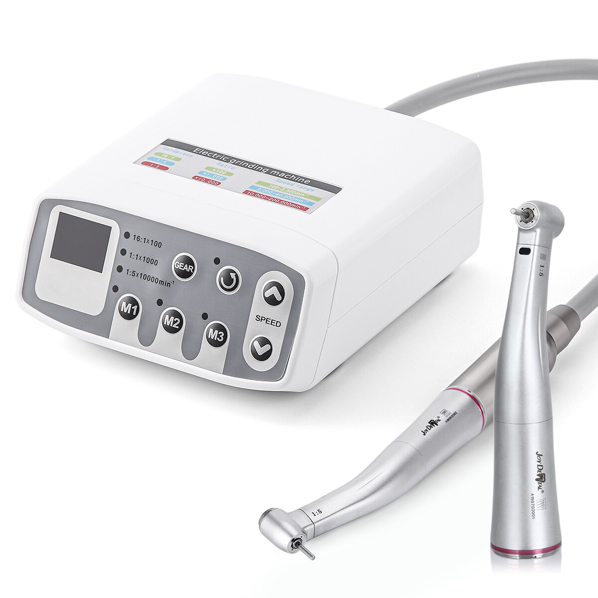USA Dental LED Electric Brushless Micro Motor /1:5 Increasing Handpiece /FG Burs