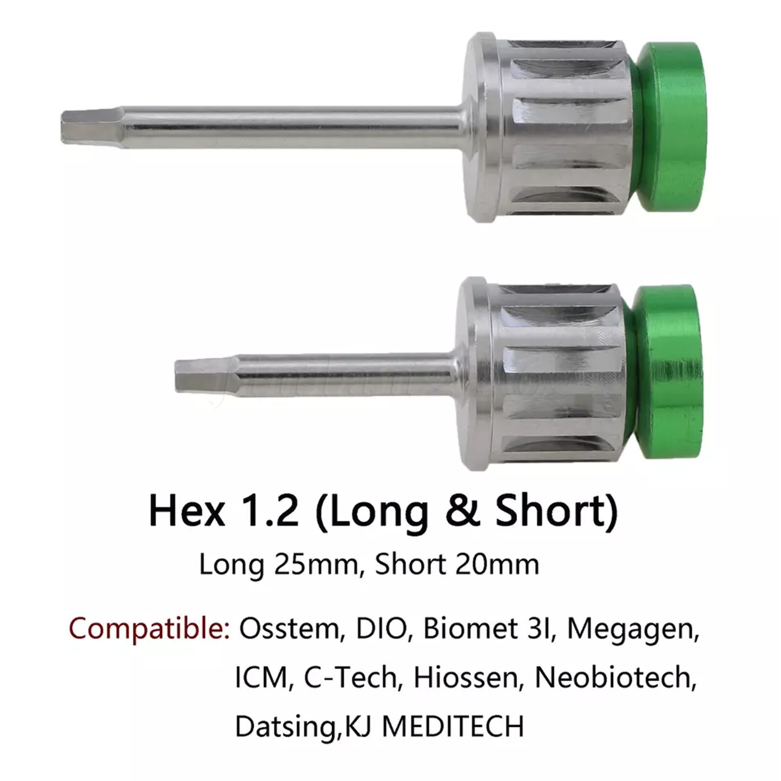 Implant Manual Screwdrivers Prosthetic Kit Hex Drivers Torque Wrench Universal