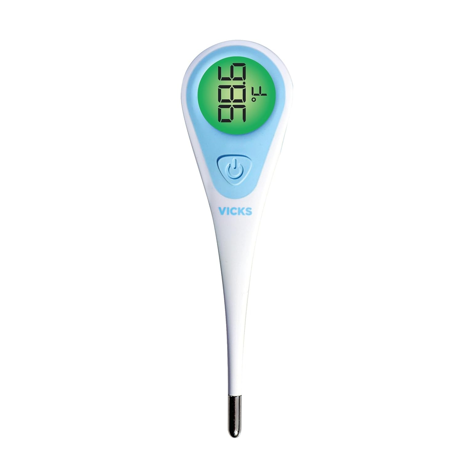 Vicks SpeedRead Digital Thermometer with Color-Coded Green,Red,Yellow
