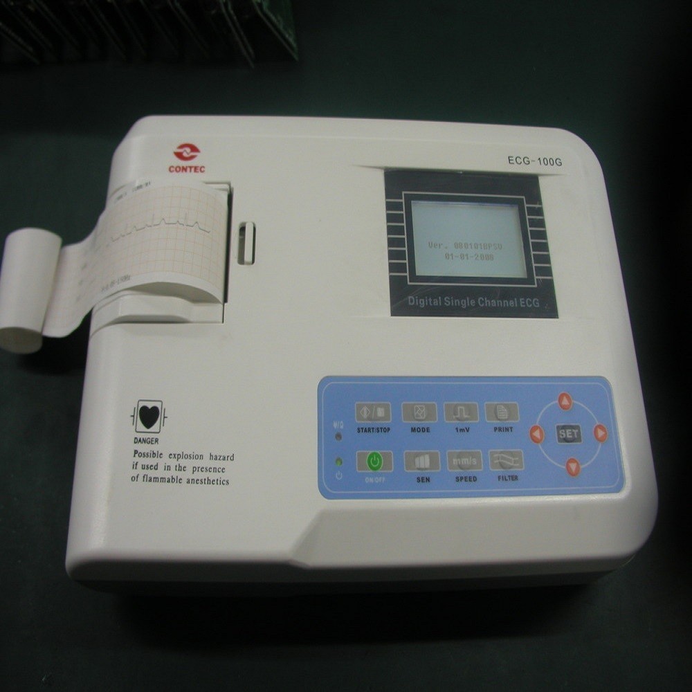 Medical Electrocardiograph – 1-Channel 12-Lead Digital EKG Machine