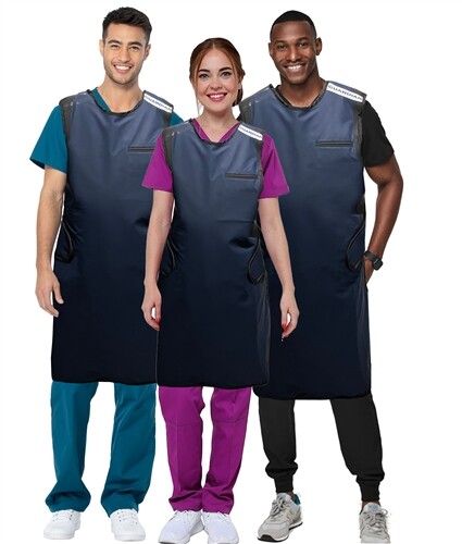 X-Ray Apron & Thyroid Collar – FlexBack, 0.5 Lightweight/Lead Free, USA Made