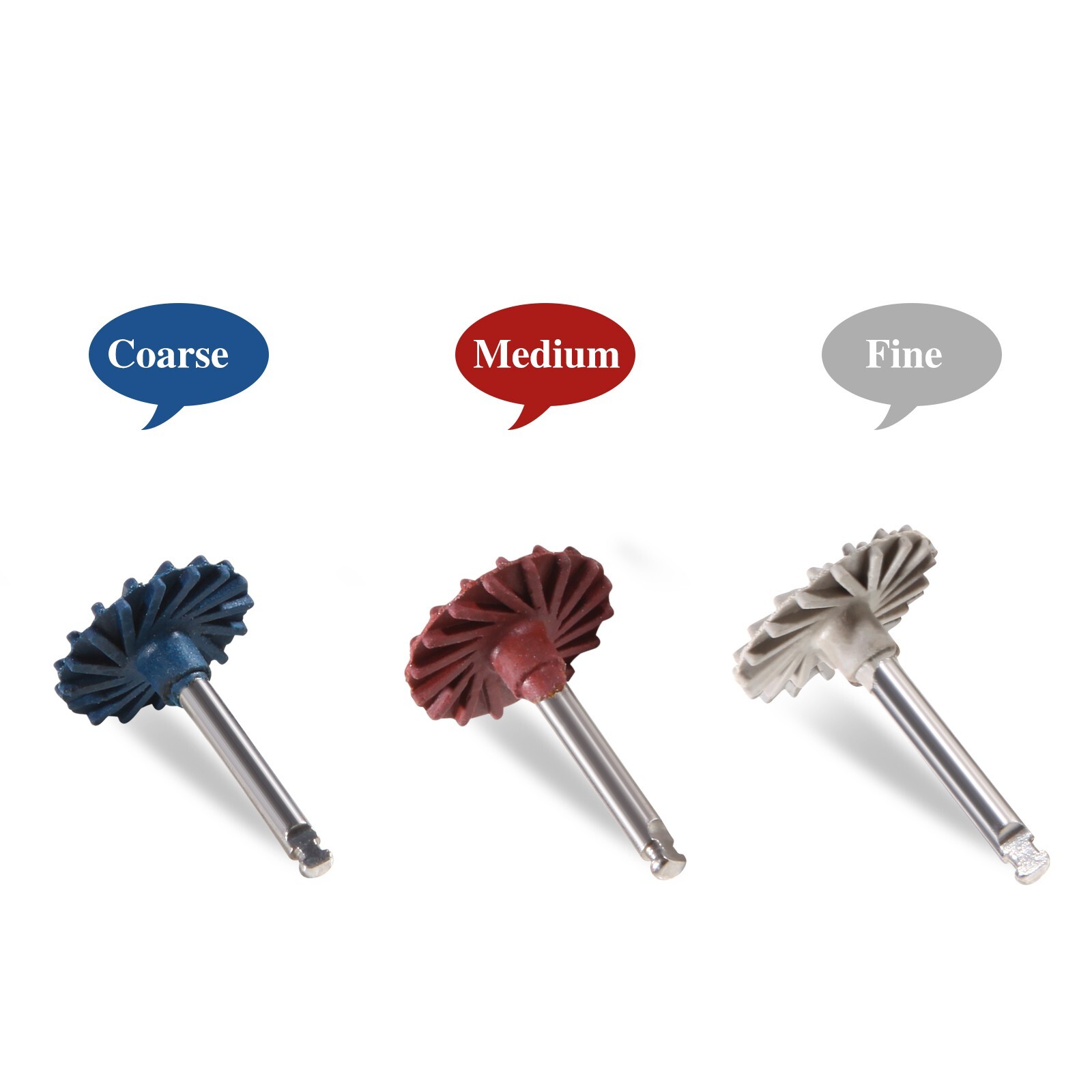 6pcs/Set Dental Composite Polishing Polisher Diamond System RA Disc 14mm Wheel
