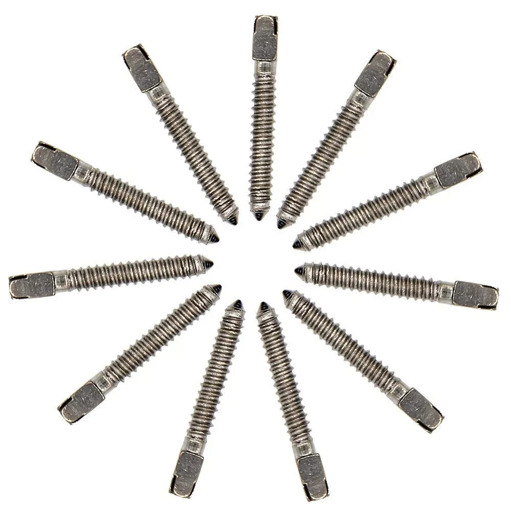 120pcs Dental Screw Post Gold/Silver Plated Titanium Kit Conical Root Canal Pins