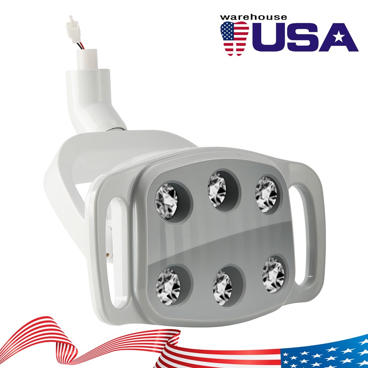 Dental 6 LED White Light Operating Lamp Induction For Dental Unit Chair