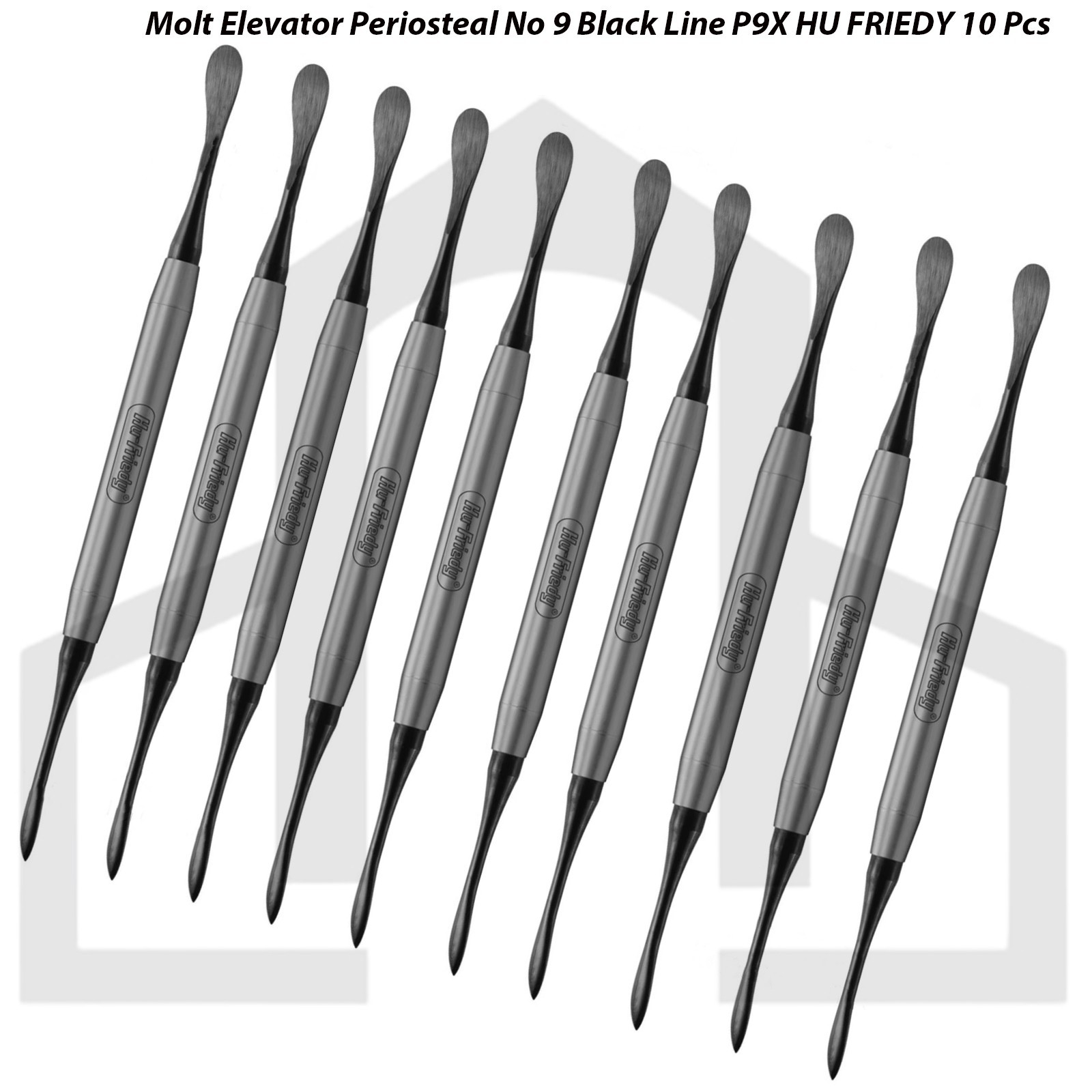 Molt Elevator Periosteal No 9 Black Line P9X HU FRIEDY 10 Pcs