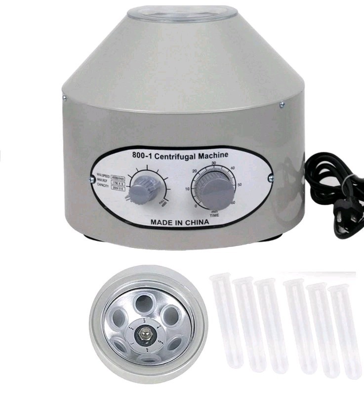 800-1 Electric Centrifuge Machine Lab Medical Practice 110V 4000 rpm 20ml x 6
