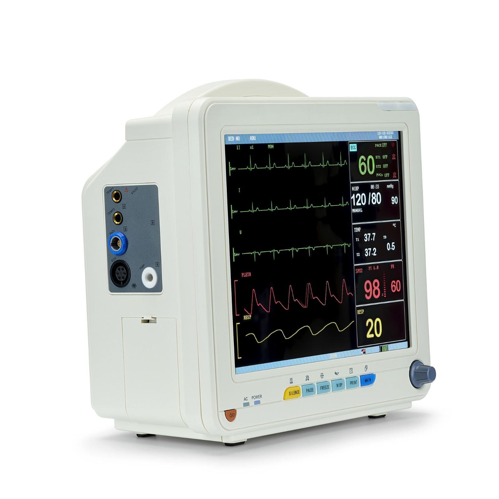 VET 12-inch color screen multi-parameter patient monitor Vital Signs Monitor