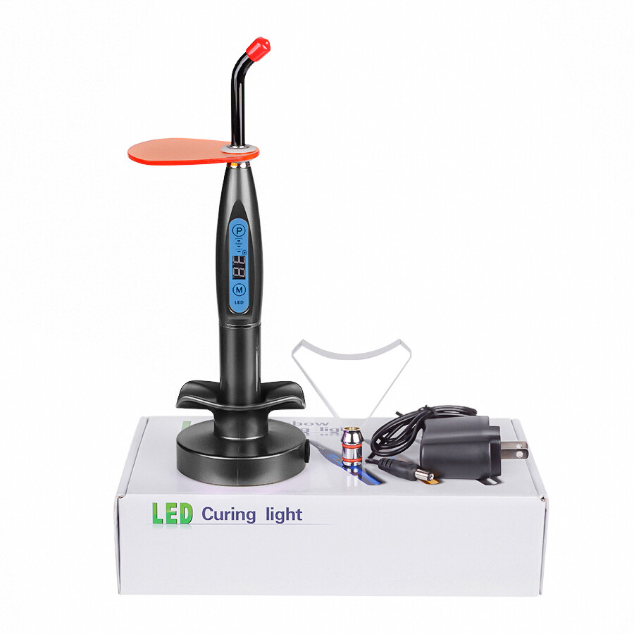 5W Dental LED Curing Light Lamp Wireless Cordless Resin Cure Machine 1500mw/cm²