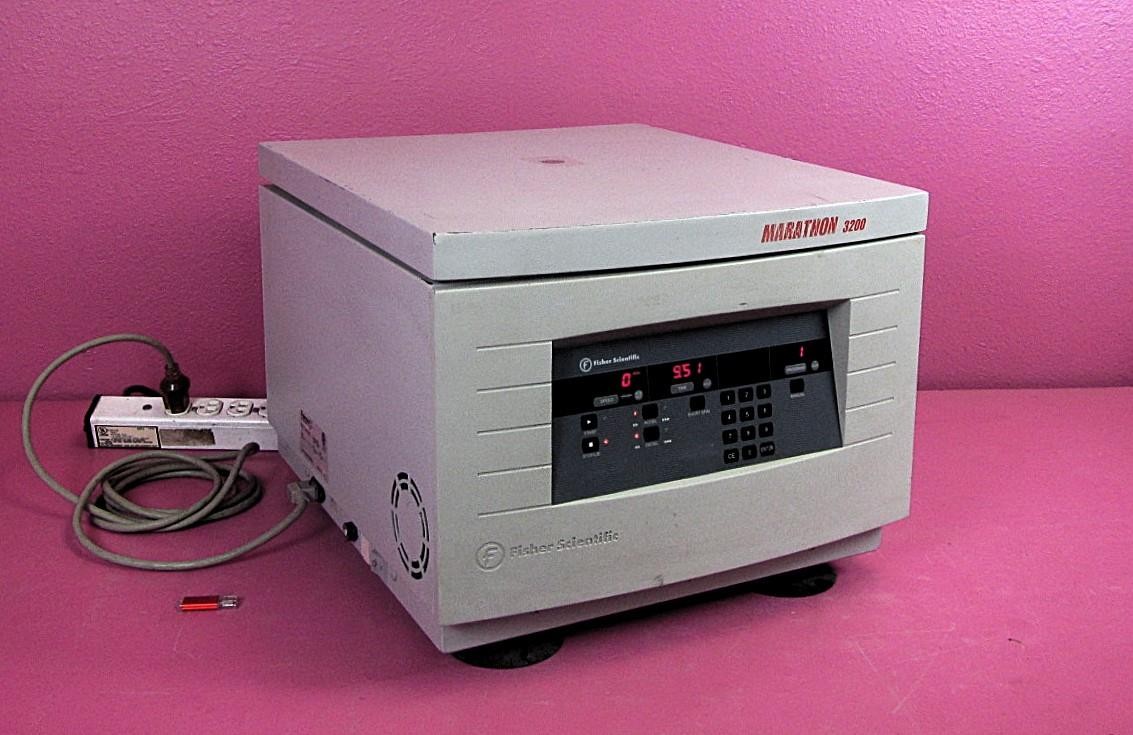 Fisher Scientific IEC Marathon 3200 Benchtop Centrifuge 500-4000 rpm & Rotor