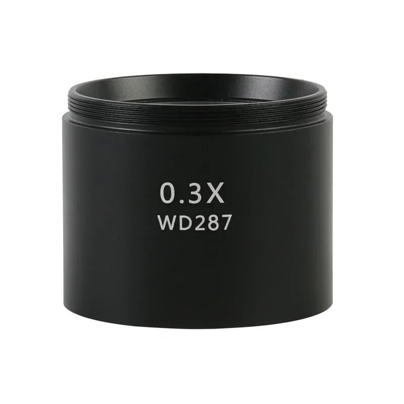 0.3X/0.5X/0.7X/0.75X/1.5X/2X Stereo Microscope Auxiliary Objective Lens M48*0.75