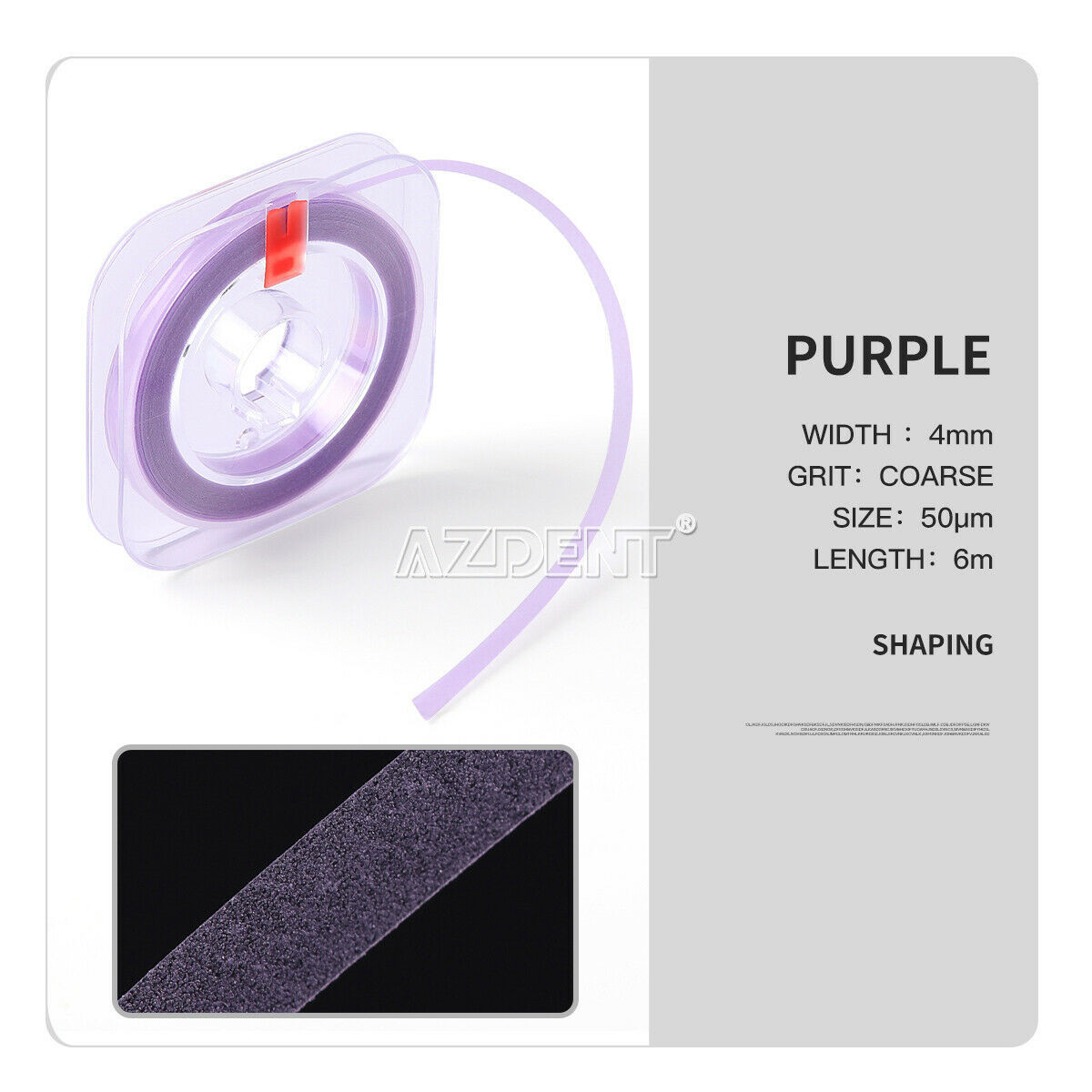 Dental Abrasive Polishing Strips Finishing Polishing Coarse Medium Fine 6M/roll