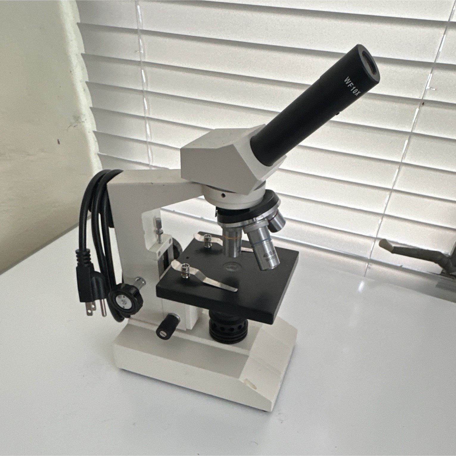 Fisher Scientific Education Upright Monocular Compound Microscope Biological Lab