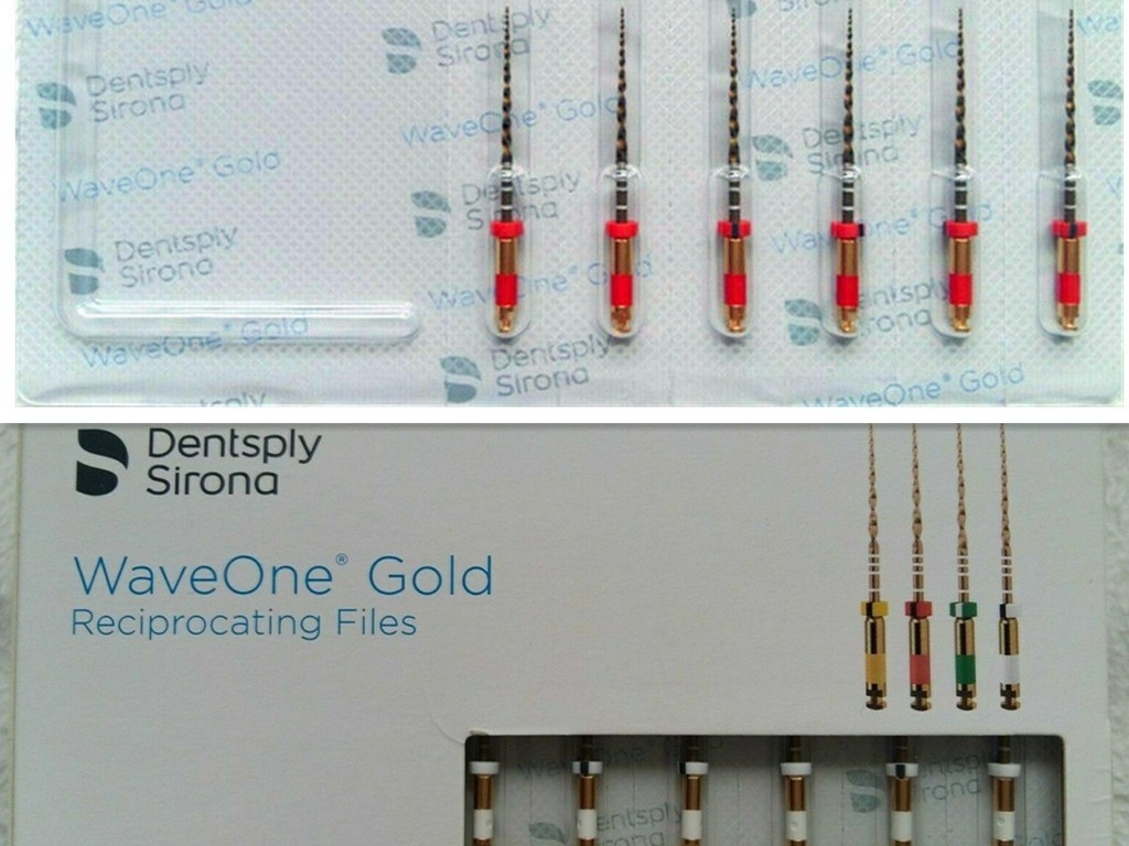 ALLSIZE! Waveone Gold Wave One Endodontic File Root Canal Dentsply 6pcs/Pk
