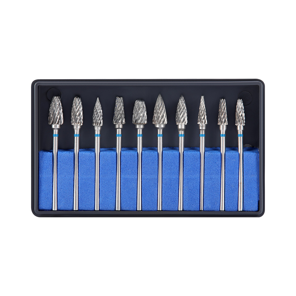 AZDENT Dental Lab Polishing Bur Drills Tungsten Steel Carbide Cutter Burs 2.35MM