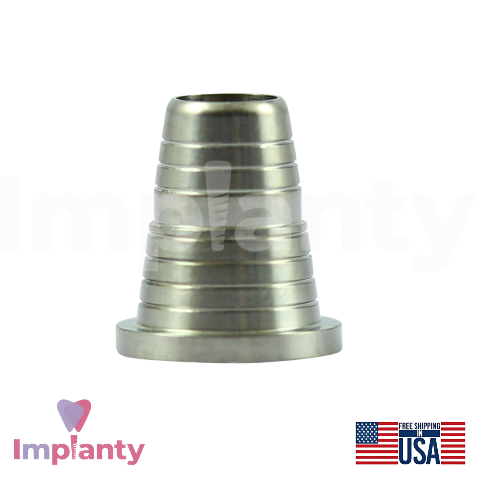 5x AB Dental Compatible Ø4.9mm Titanium Conical Sleeve For Multi Unit P64