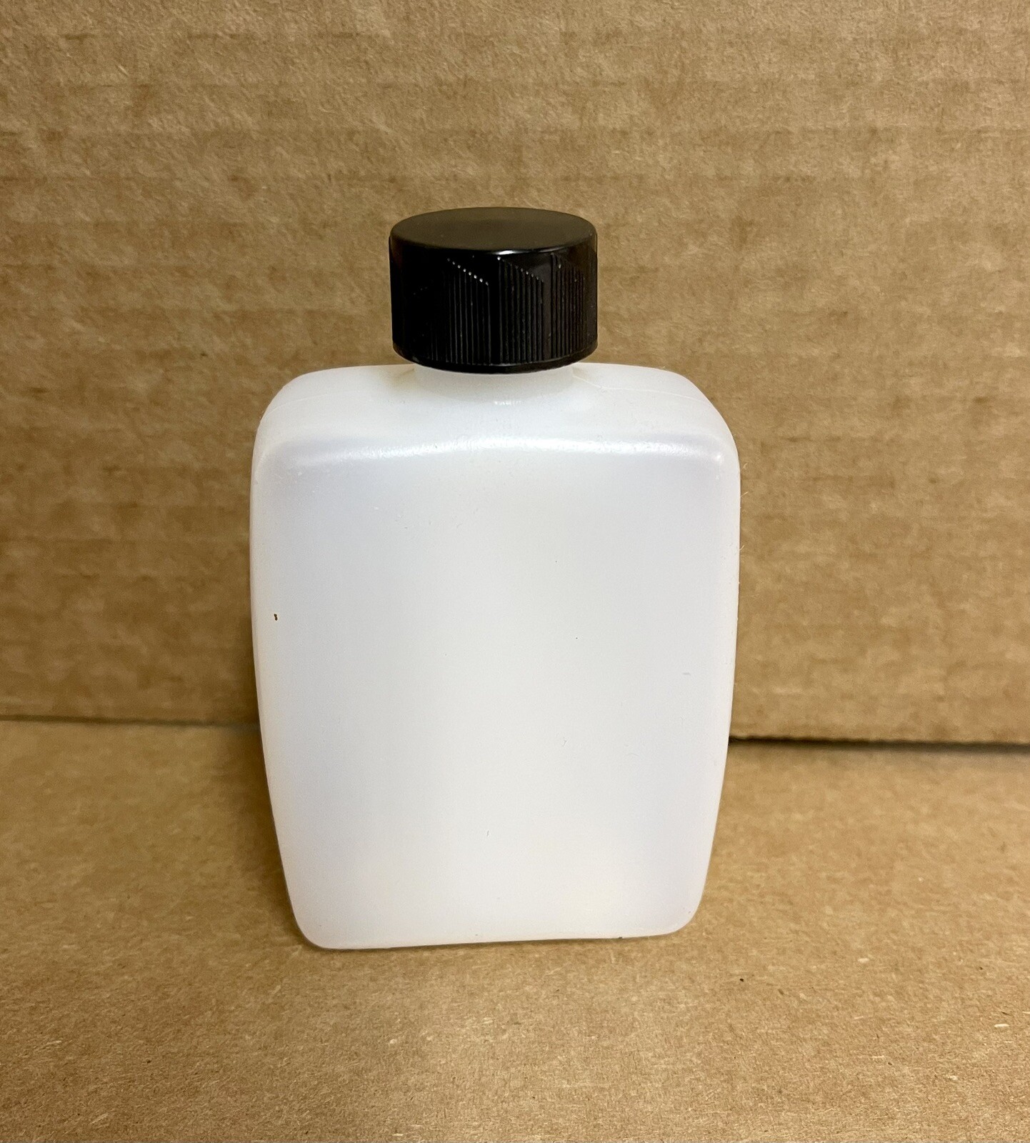 Oblong HDPE Bottles 118mL 4 ounces screw on caps Lot of 7