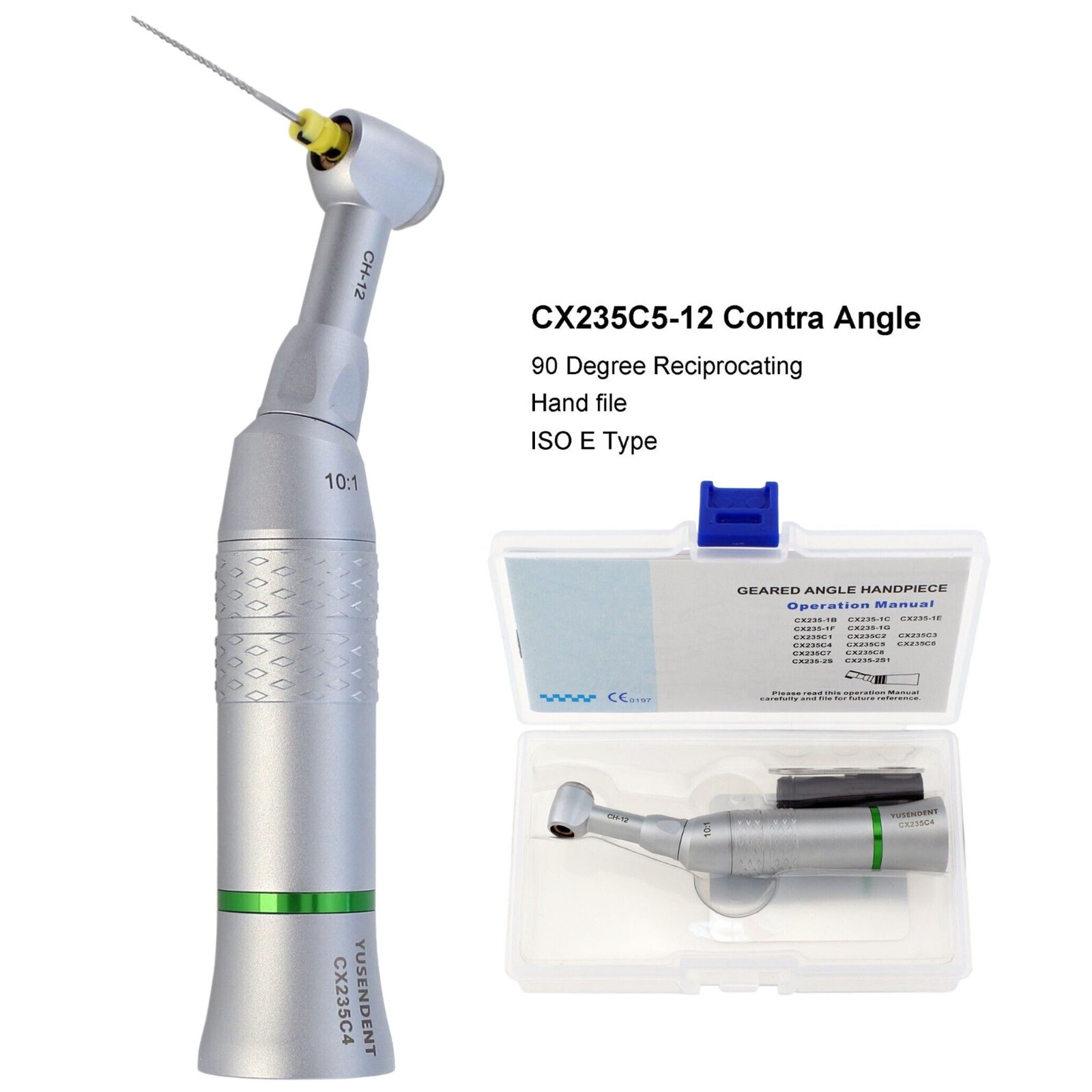 COXO Dental Endo Handpiece 6:1 10:1 Contra Angle For Dentsply Wave One NSK M4