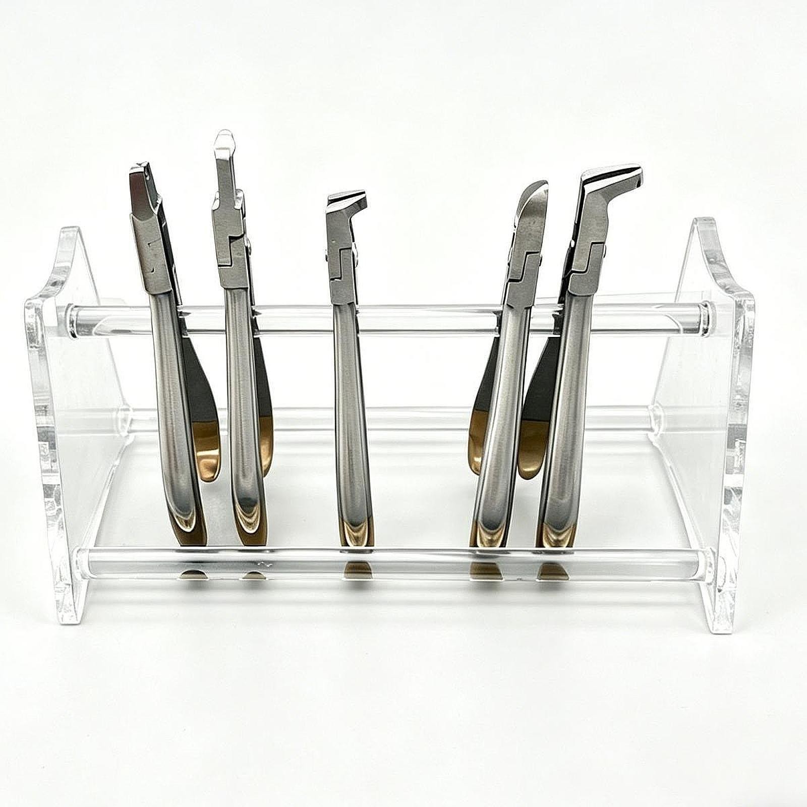 Dental Orthodontic Forceps Holder Easy to Clean Sturdy Clear Premium Acrylic