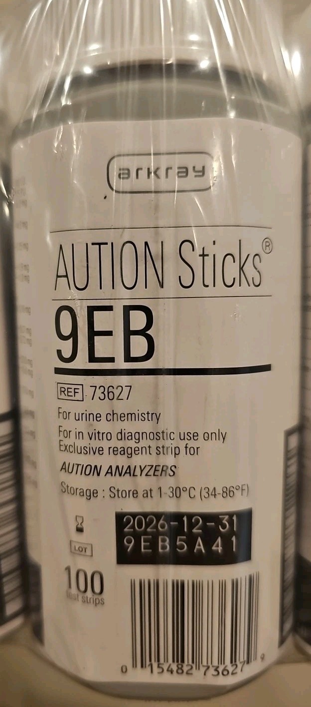 Arkray Aution Sticks 9EB Urine Test Strip for MAX AX-4030 – 10 Jars 1000 Strips