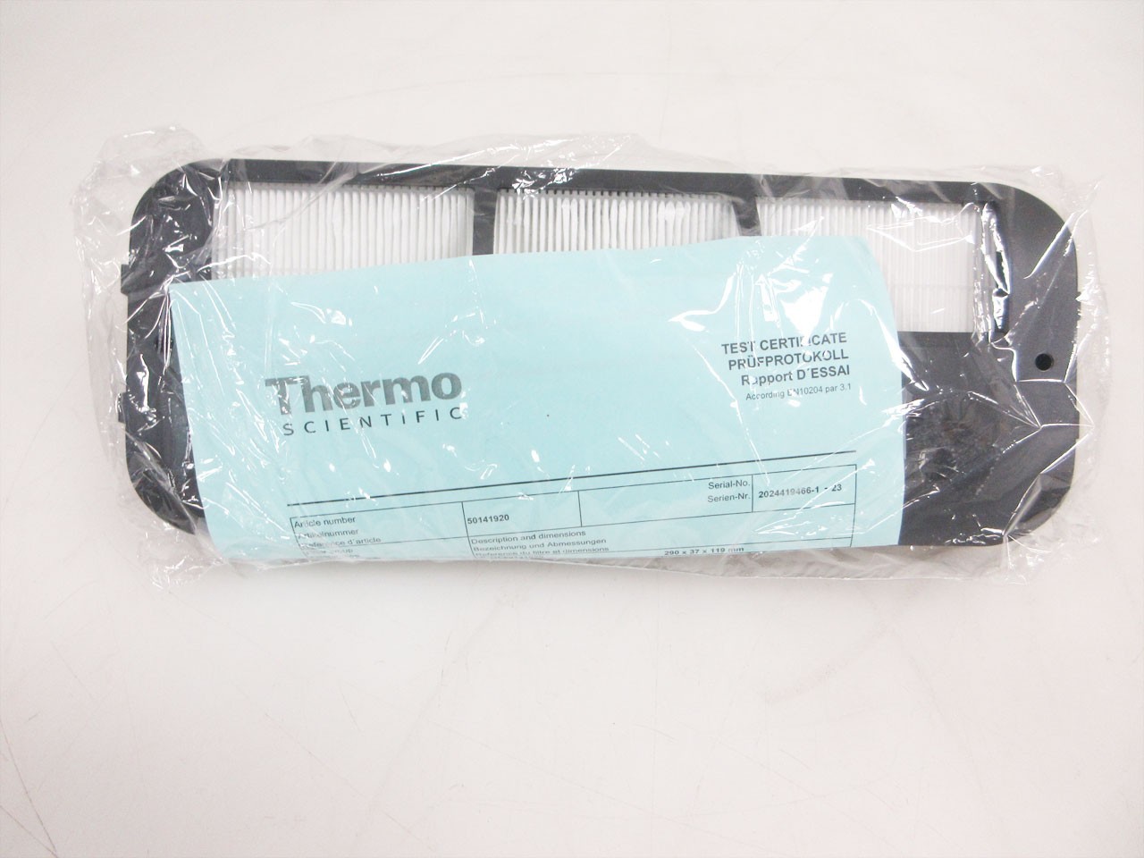 THERMO SCIENTIFIC 50141920 HEPA FILTER HERACELL VIOS 160i/250i FORMA i160/i250
