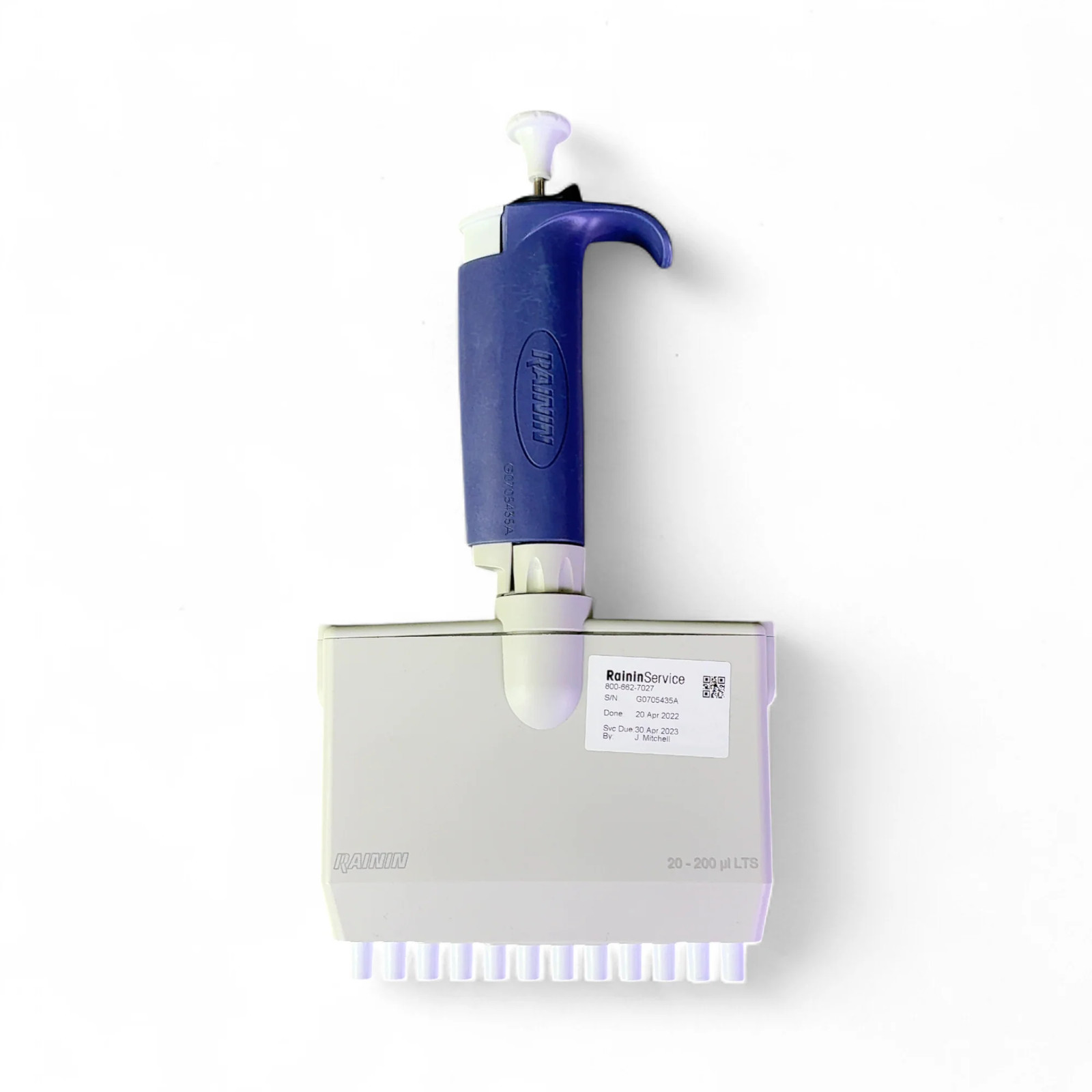 Rainin Pipet-Lite L200 12 Channel Manual Pipette USED (Best Offer!)