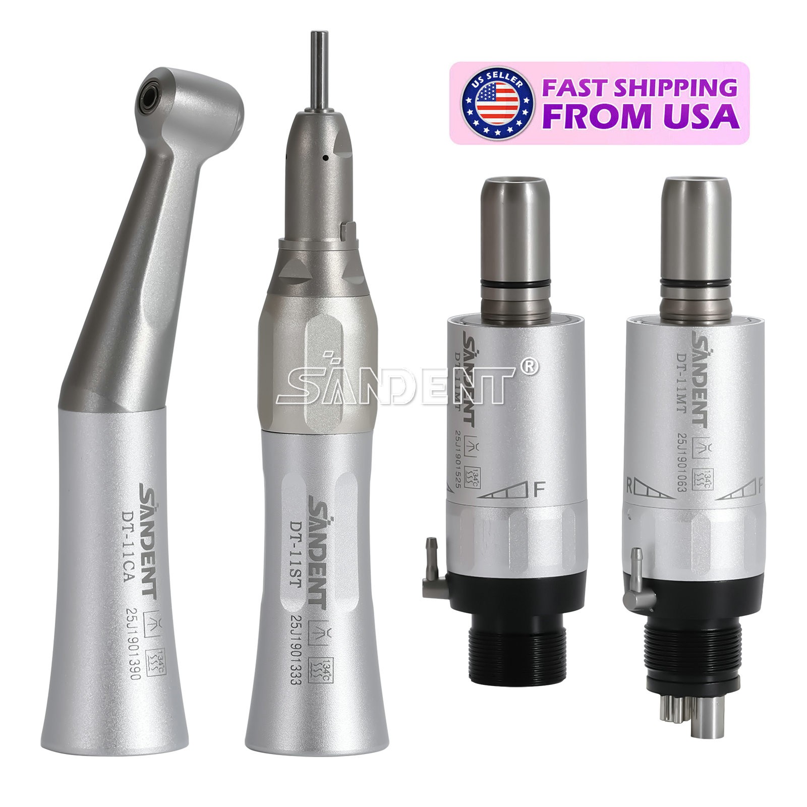 Dental E-generator LED Fiber High Speed/Slow Low Speed Handpiece 4Hole/2Hole