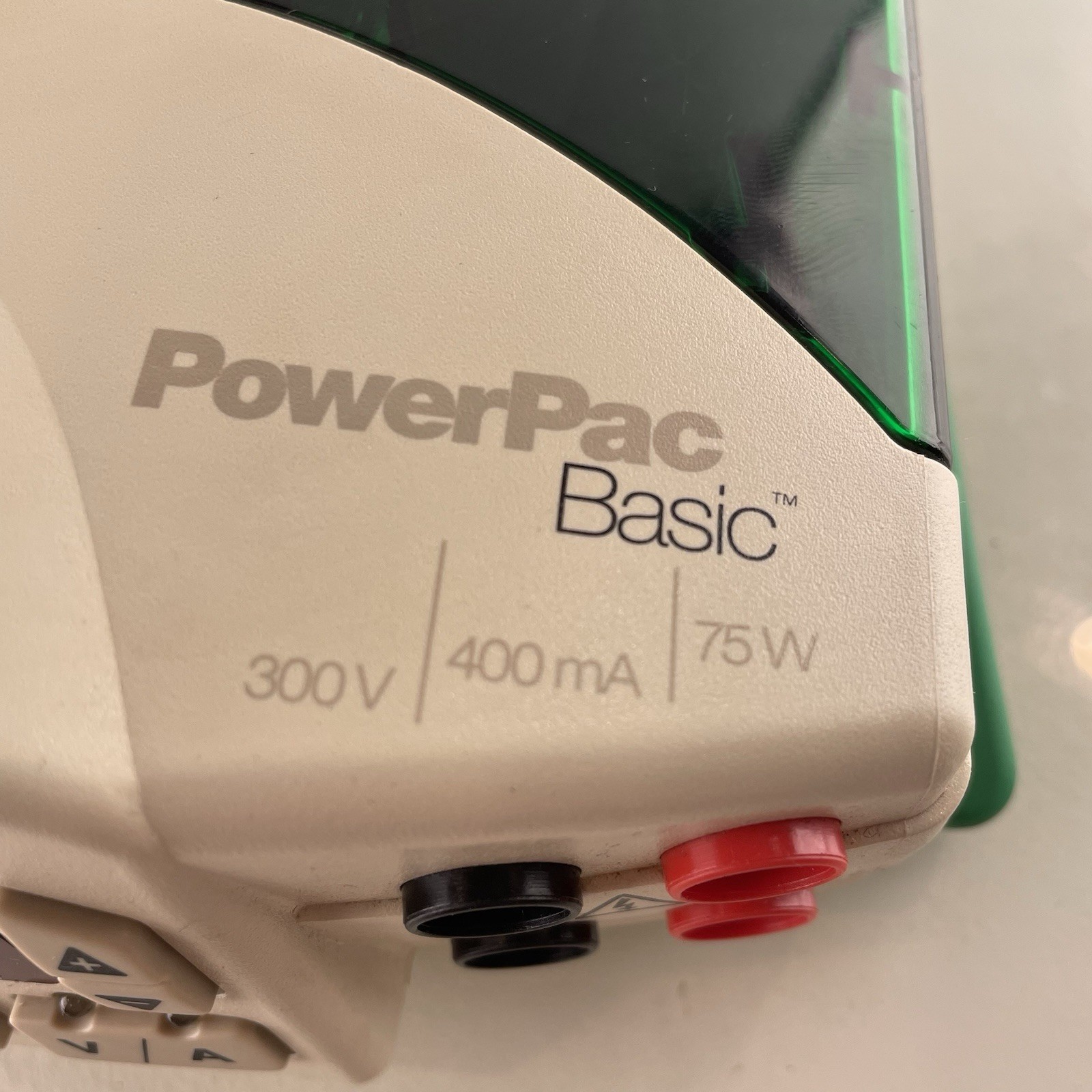 Bio Rad PowerPac Basic Green Power Supply For Protein Gel Electrophoresis