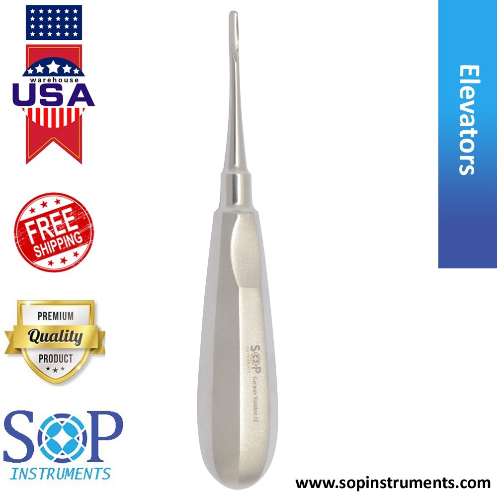 Dental Elevator Straight 3mm | Oral Surgery Tooth Extraction Instrument