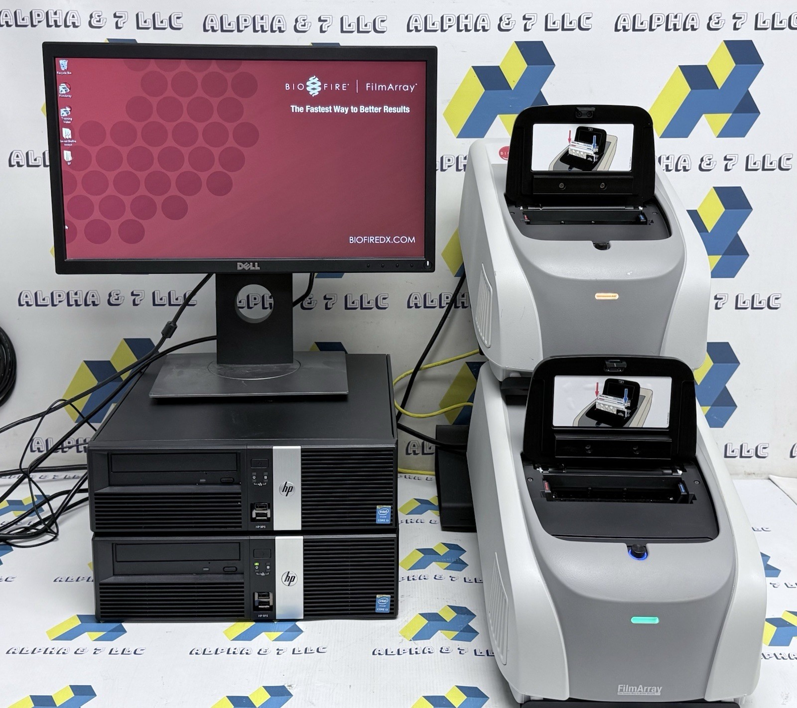2 Units BioFire FilmArray 2.0 Instrument with 2 Laptop Software included