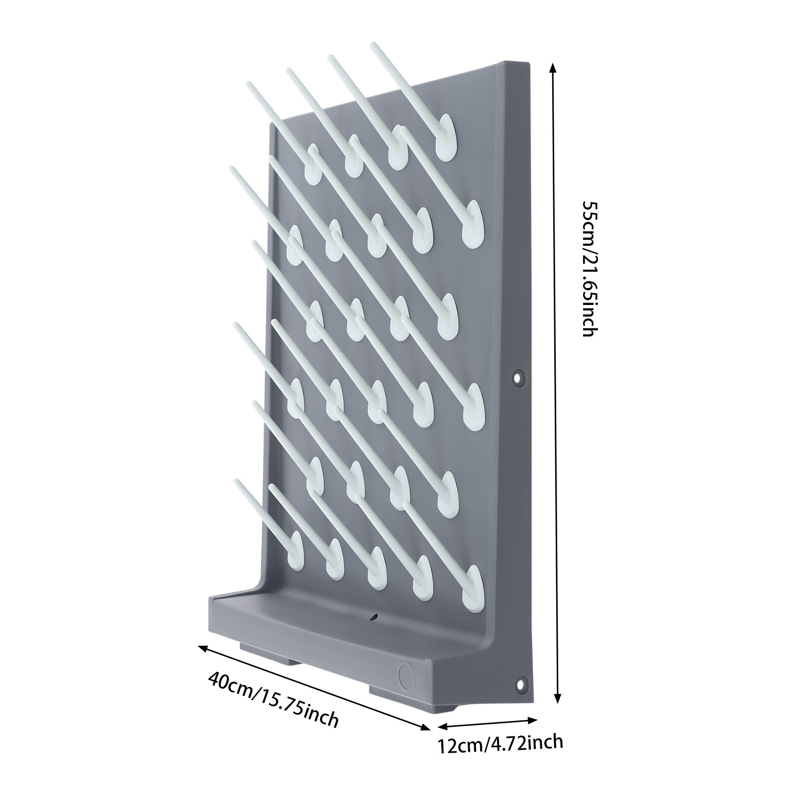 27 Pegs Durable 2*Laboratory Drying Rack PP Material Anti-corrosive 55*40*12cm