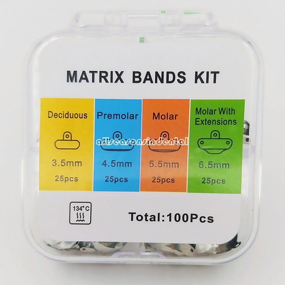 Dental Refill Matrix Bands 0.038mm Palodent V3 Style Sectional Contoured Matrice